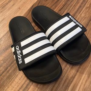 Like new adidas slides size 5